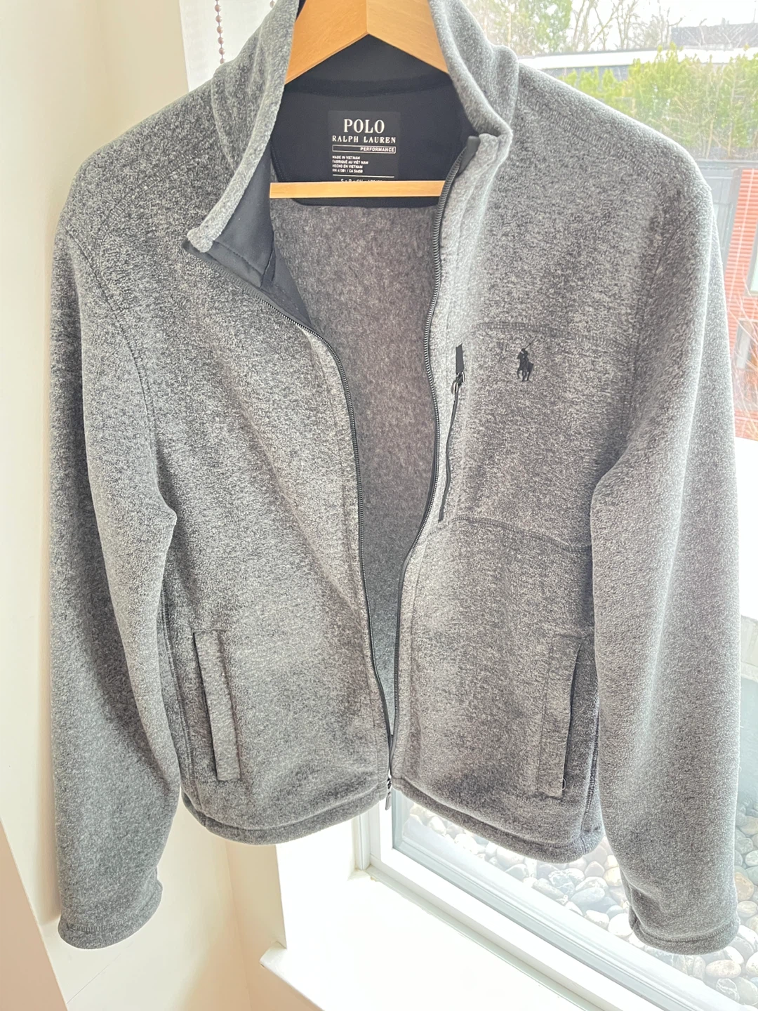 Polo Ralph Lauren Performance Fleece Jacket - Grey - Small - photo 4