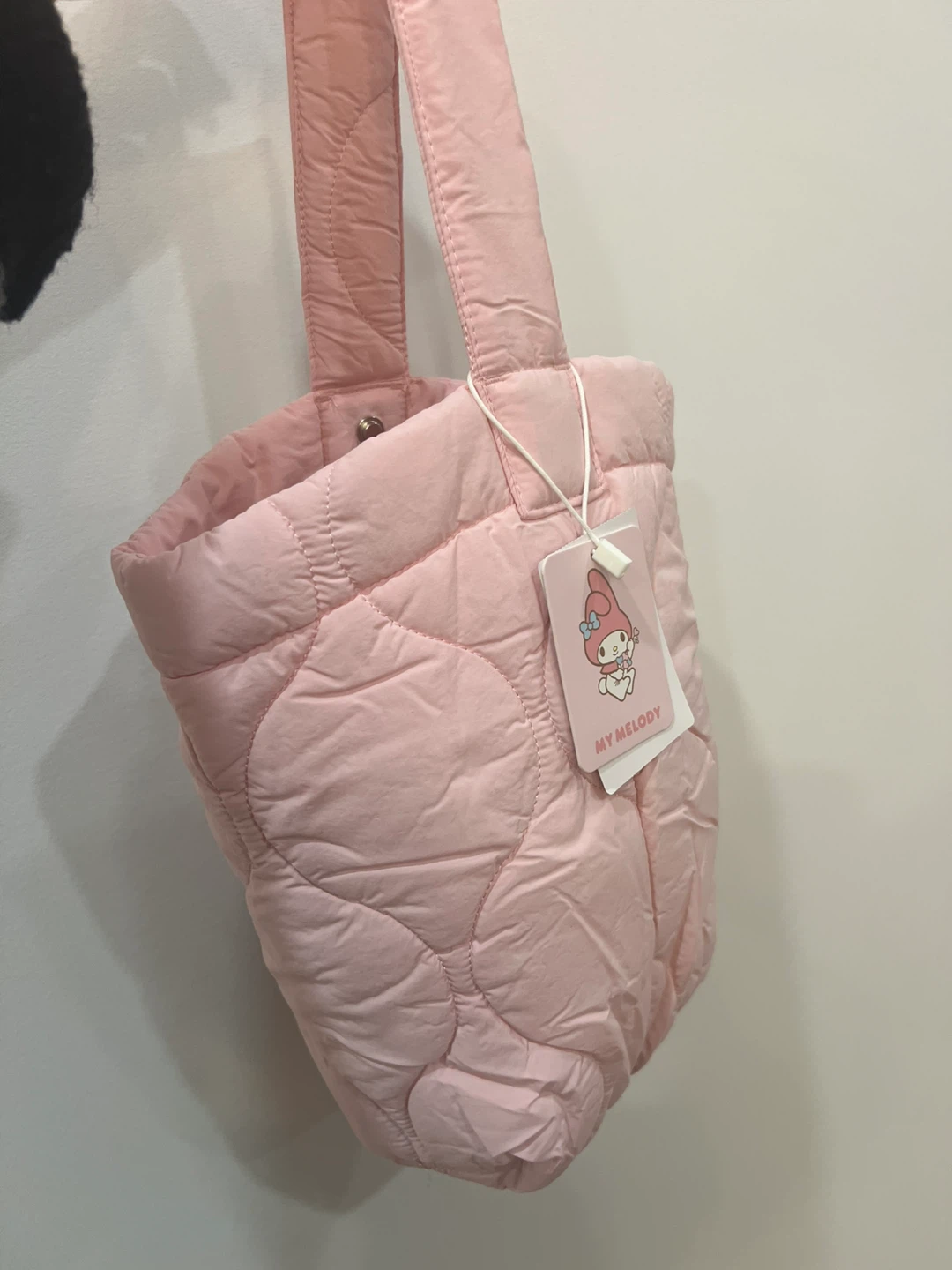 Pink My Melody Puffer Tote Bag - photo 2