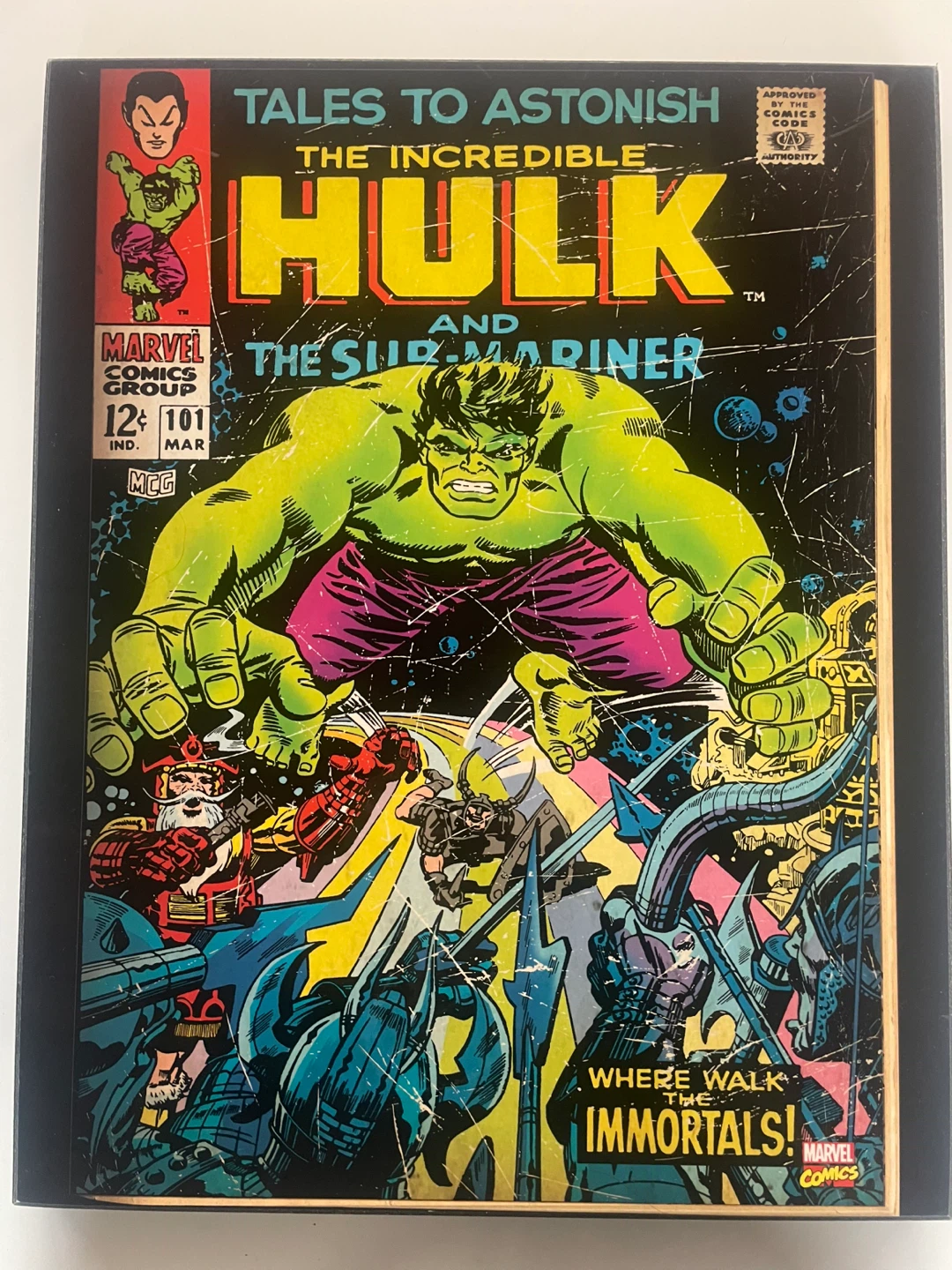 The Incredible Hulk and The Sub-Mariner Comic Book Art - photo 2