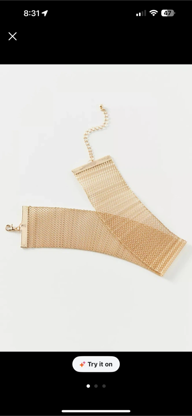 Frankie Mesh Choker Necklace - photo 3