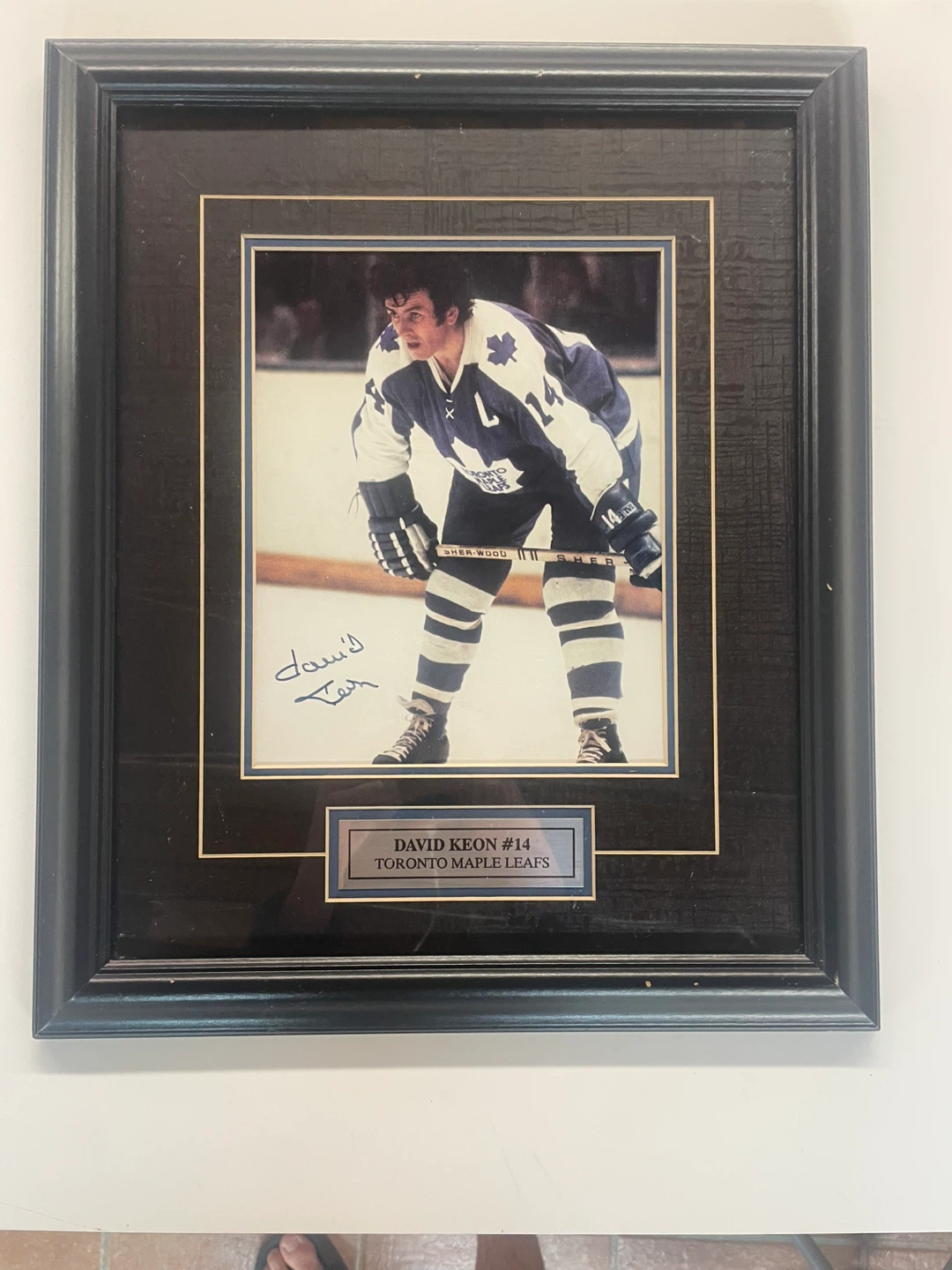Framed David Keon #14 Toronto Maple Leafs Autographed Photo - photo 2