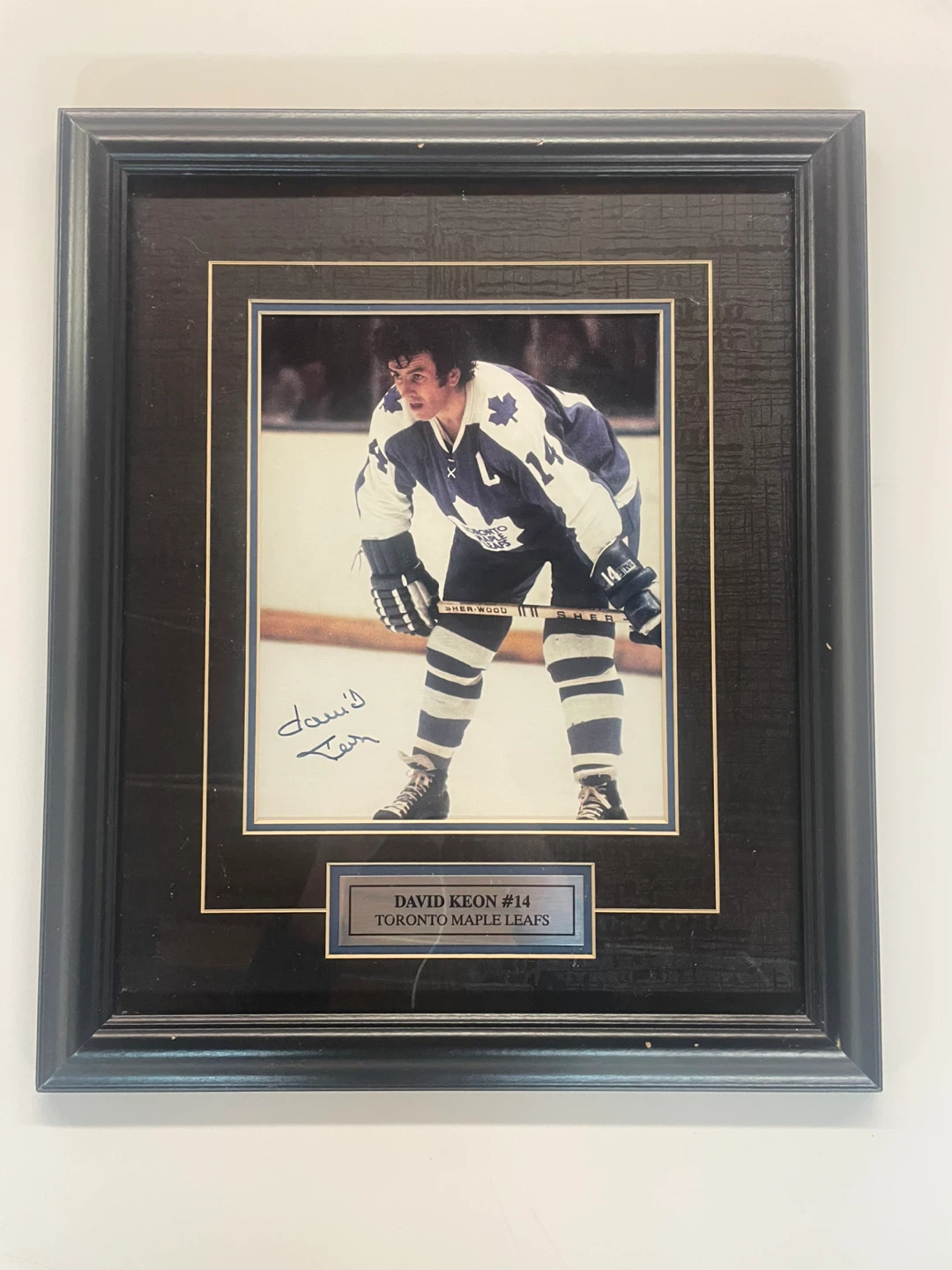 Framed David Keon #14 Toronto Maple Leafs Autographed Photo