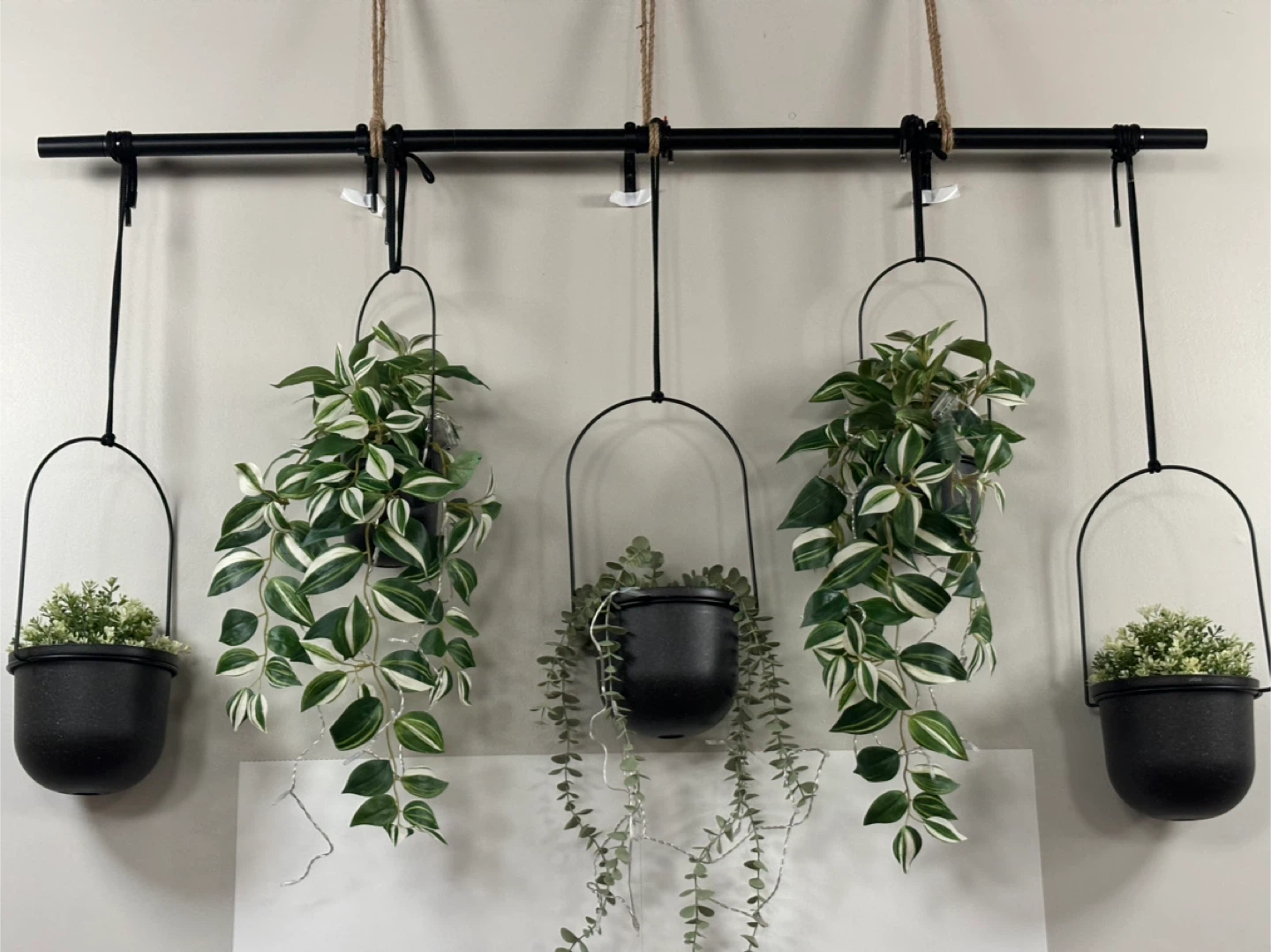 Umbra Hanging Planter with Faux Plant