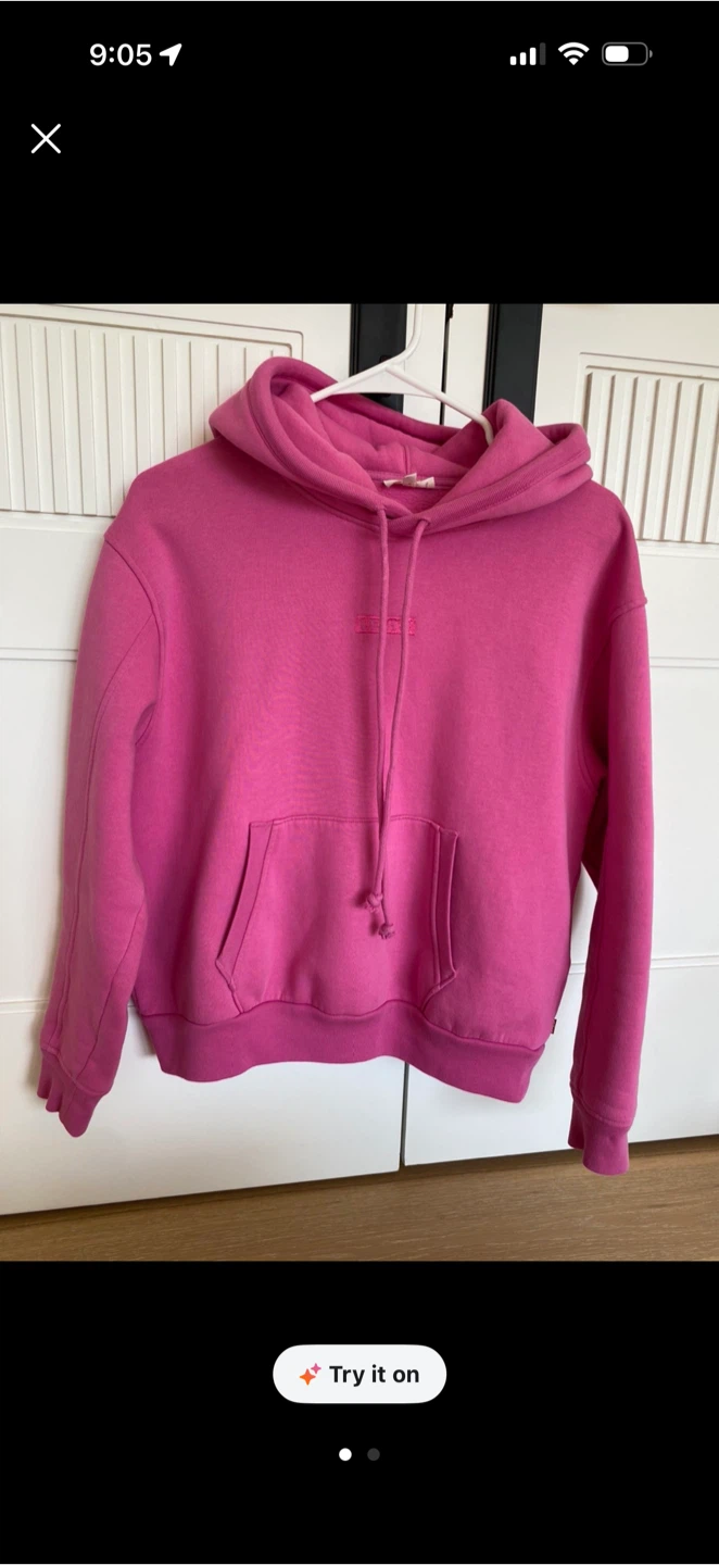 Levi's Pink Hoodie - Size XS
