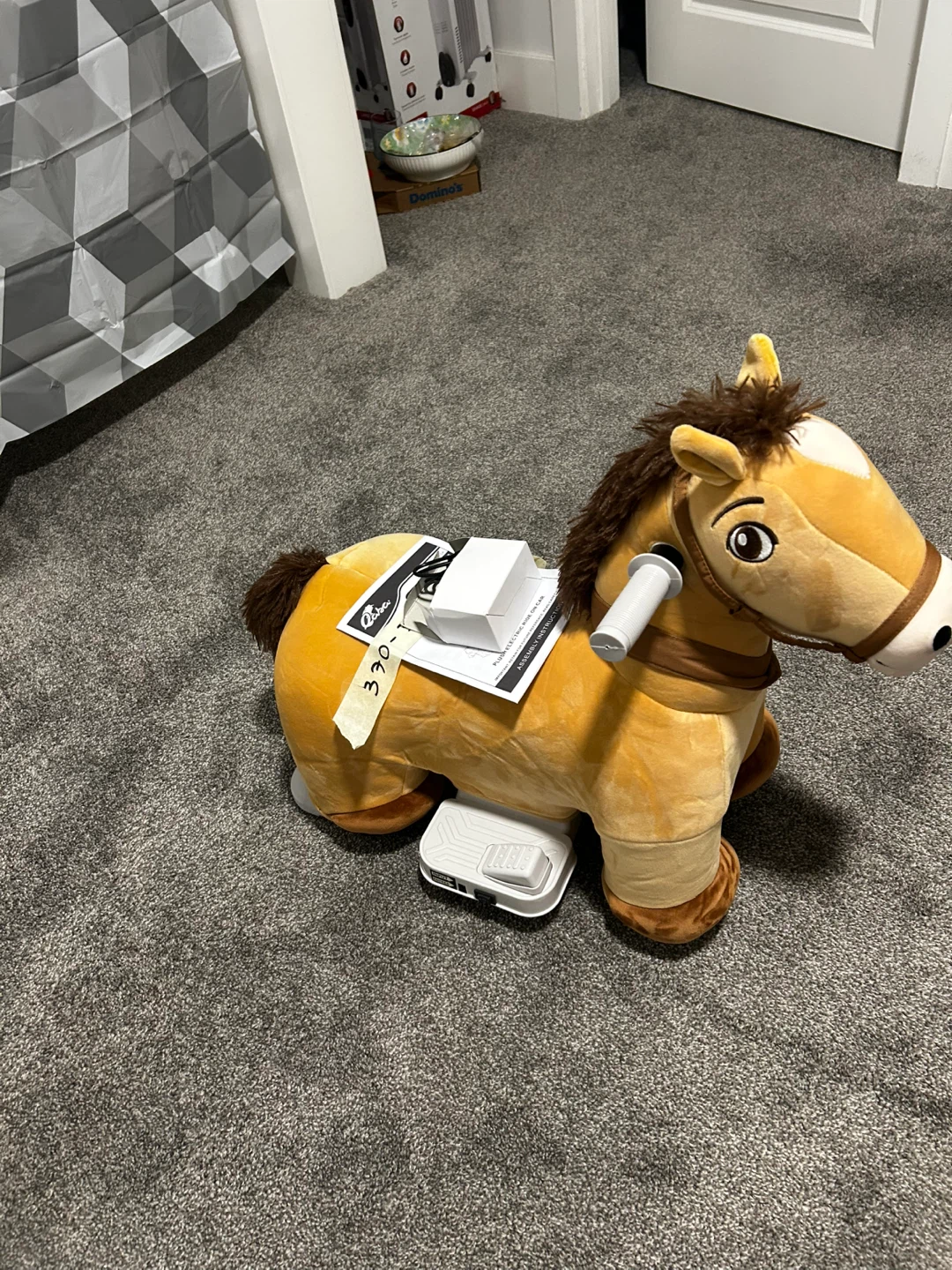 Ride-On Plush Horse Toy with power - photo 2