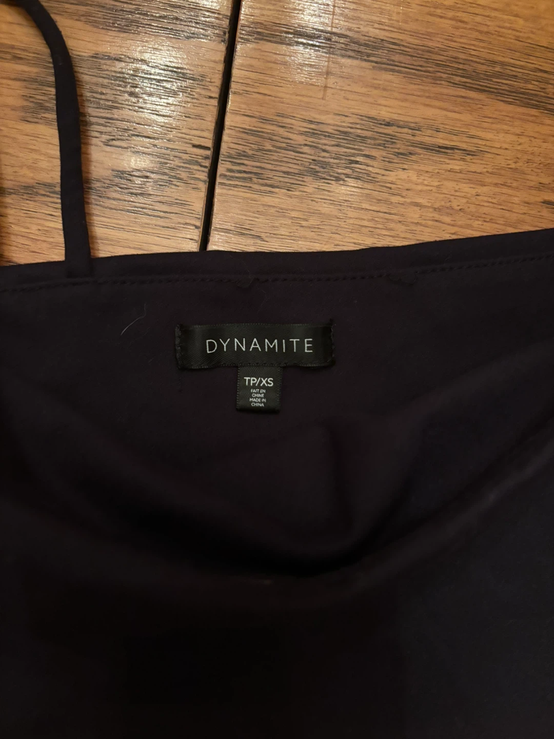 DYNAMITE Black One-Shoulder Tank Top - photo 2