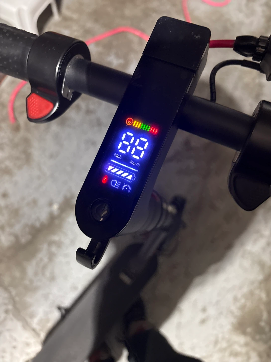 Black Electric Scooter with Digital Display - photo 2