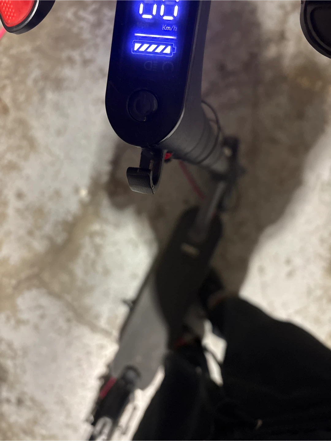 Black Electric Scooter with Digital Display - photo 3