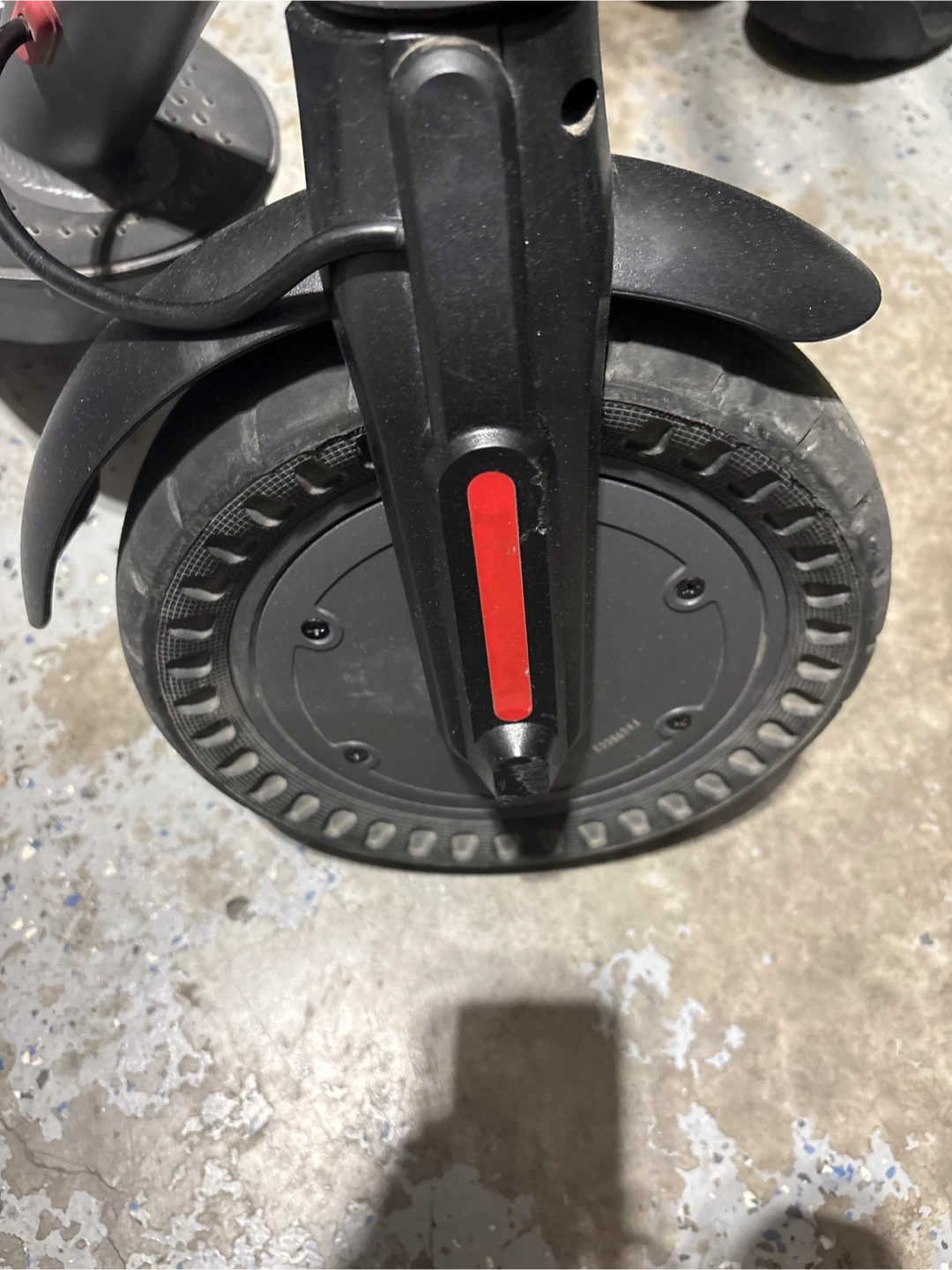 Black Electric Scooter with Digital Display