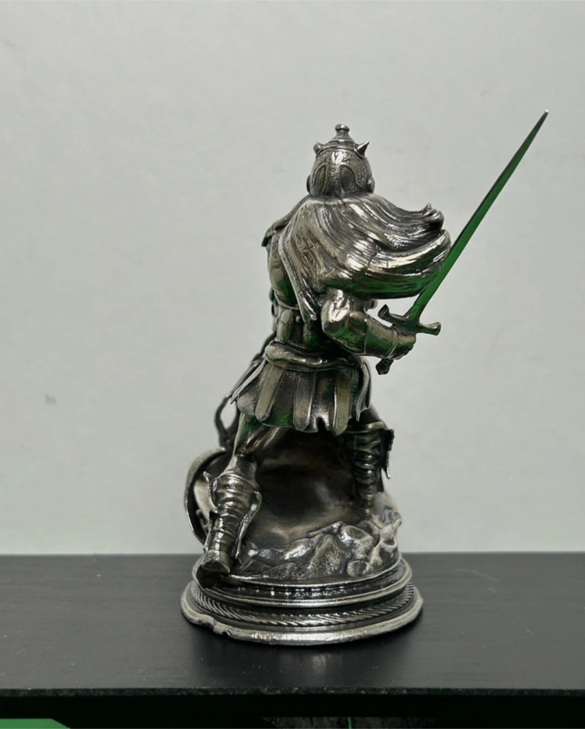 925 Ag Pure Silver Limited Edition Warrior Figurine - photo 3