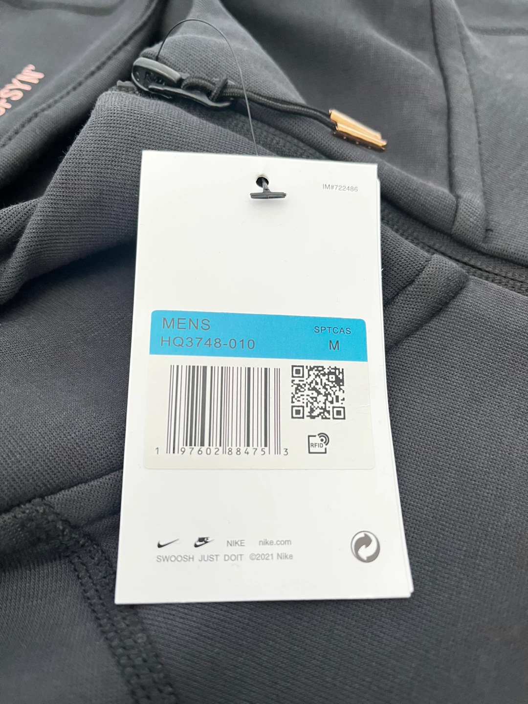 Nike Tech Fleece tracksuit black , men's size medium - photo 3