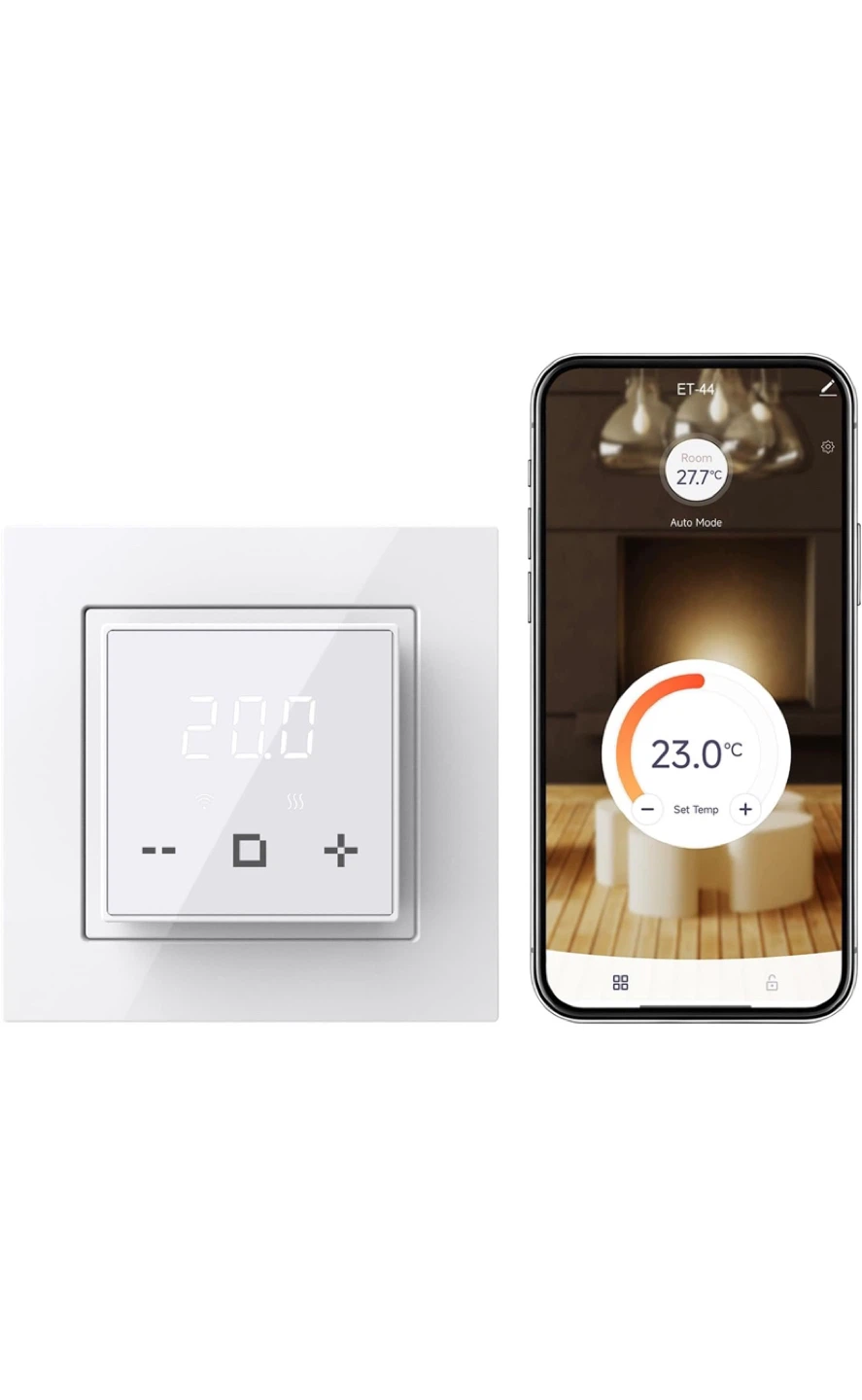 ET-44W Programmable Thermostat for Electric Underfloor Heating