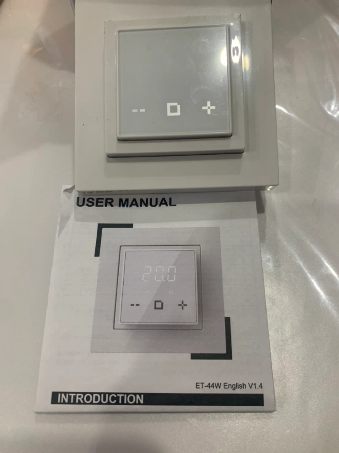 ET-44W Programmable Thermostat for Electric Underfloor Heating - photo 3