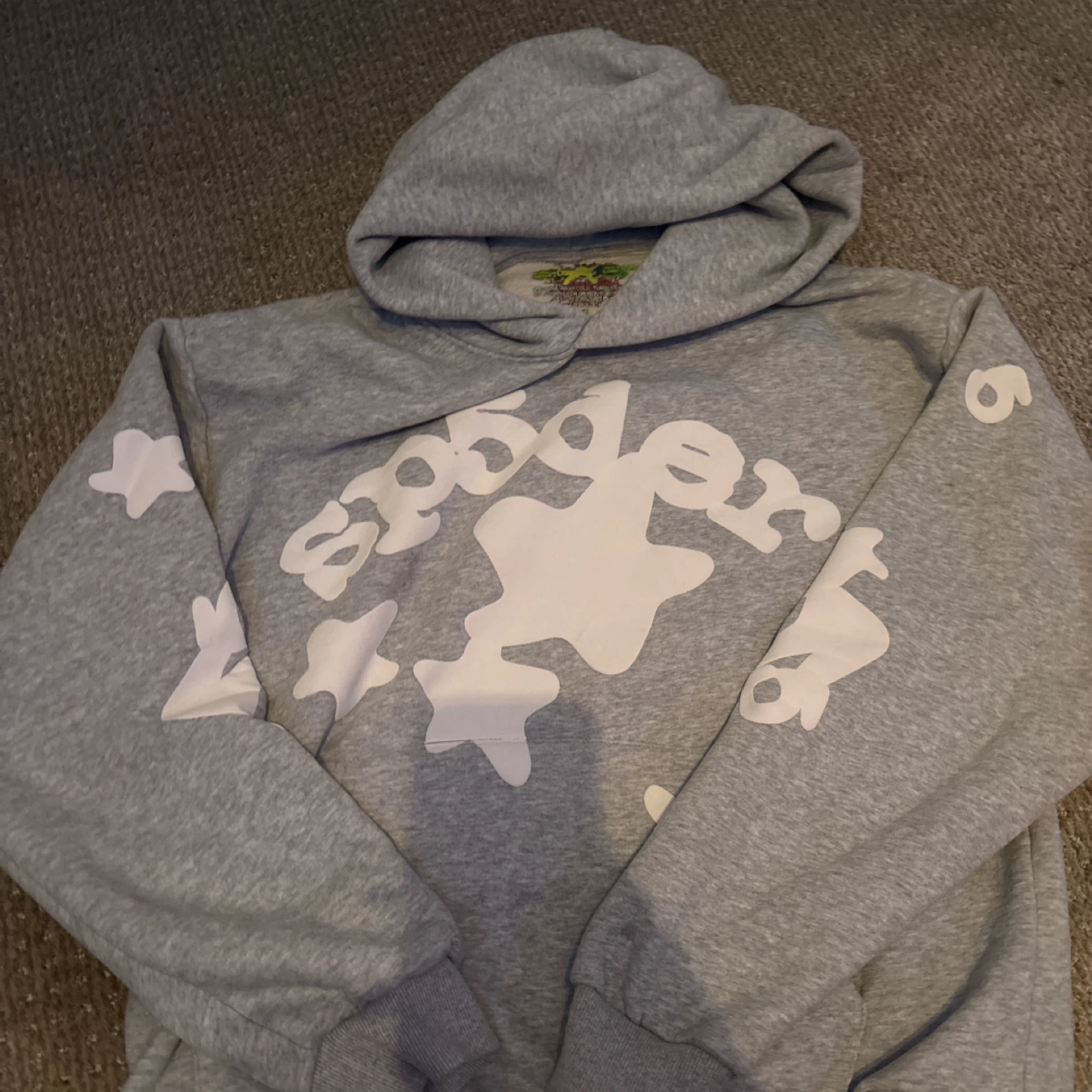 Sp5der Hoodie Grey Size L