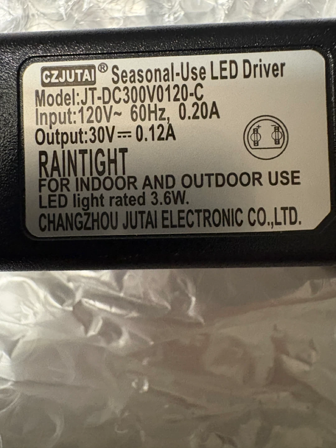 CZJUTA Seasonal-Use LED Driver Power Supply - photo 3