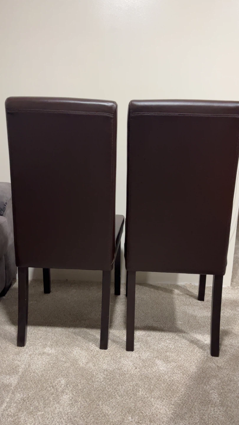 2 leather Chairs - photo 3