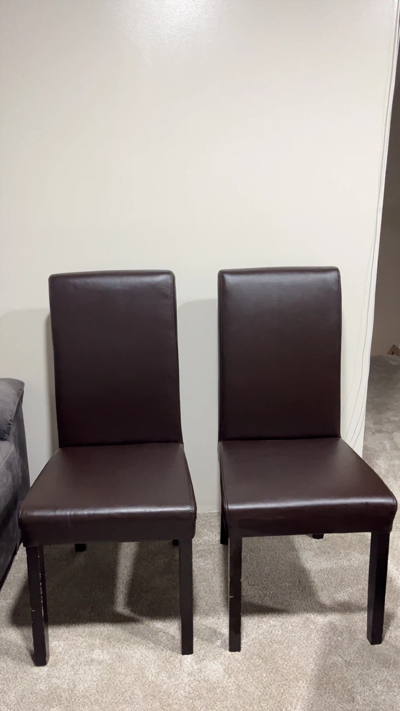 2 leather Chairs - photo 2