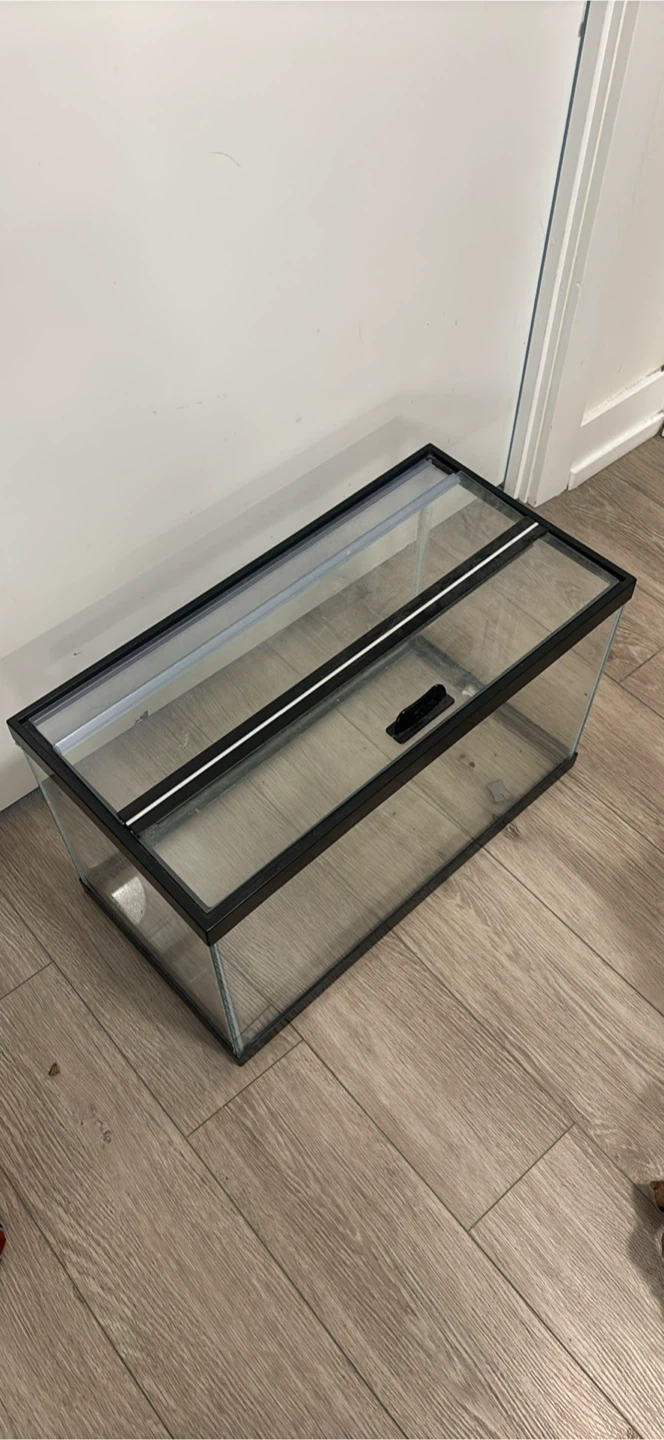 Glass Terrarium Tank with Lid
