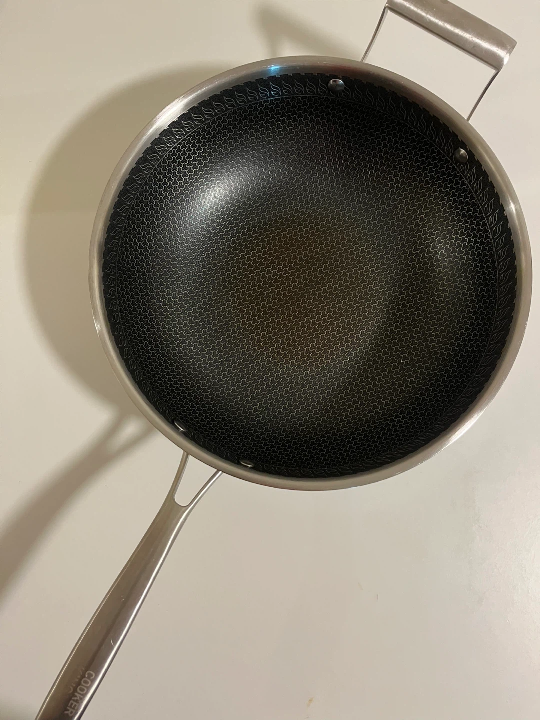 Stainless Steel Wok 13in