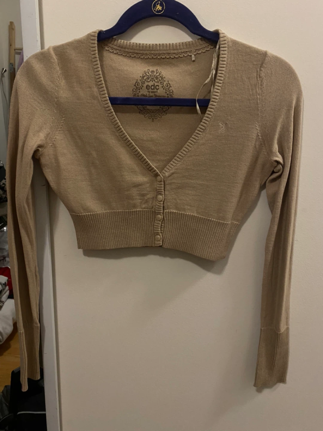 Cropped Cardigan Sweater XS