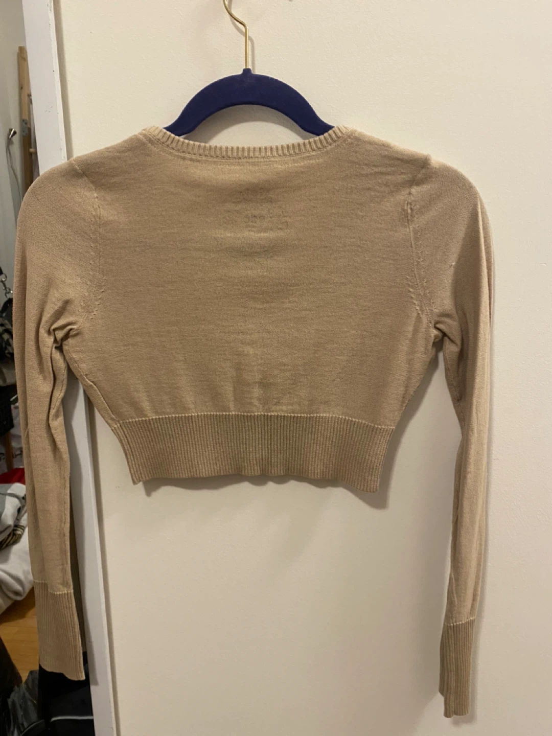 Cropped Cardigan Sweater XS - photo 2
