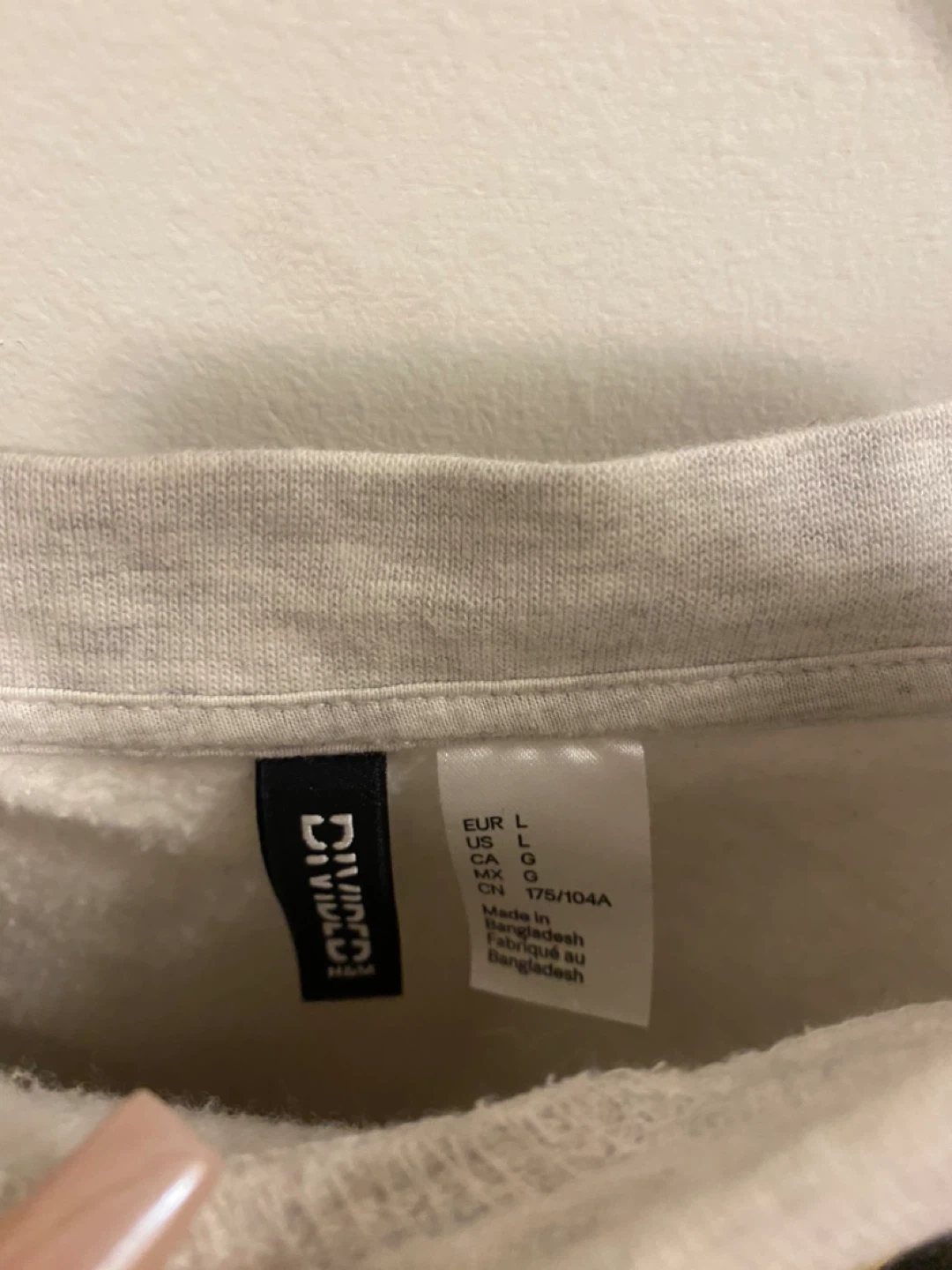 Divided by H&M Grey Sacramento Cropped Sweatshirt - Size L - photo 3