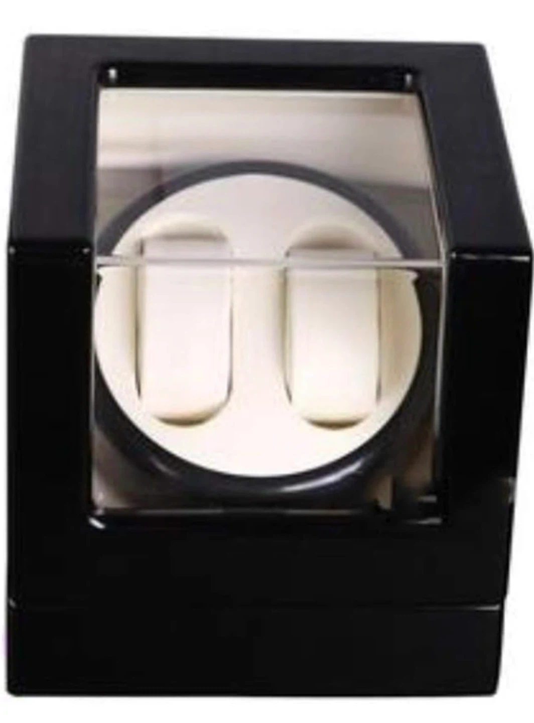 Black Double Watch Winder Box