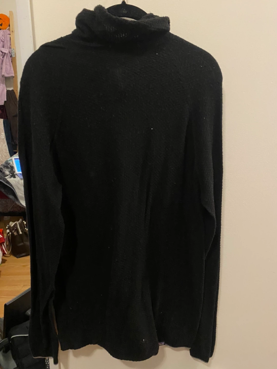 Patagonia Black Turtleneck Sweater XL