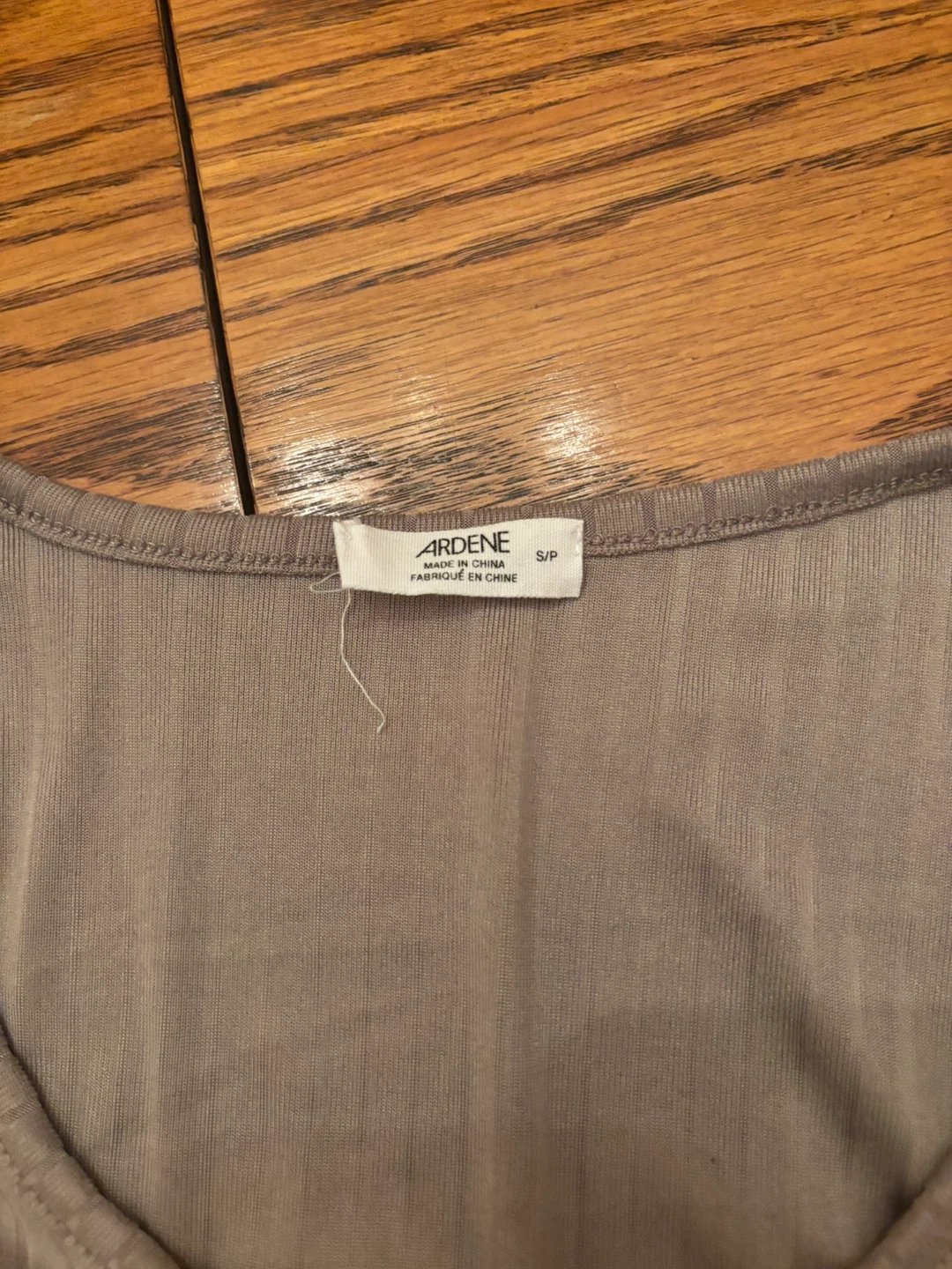 Ardene Grey Ribbed Lace-Up T-Shirt - photo 2