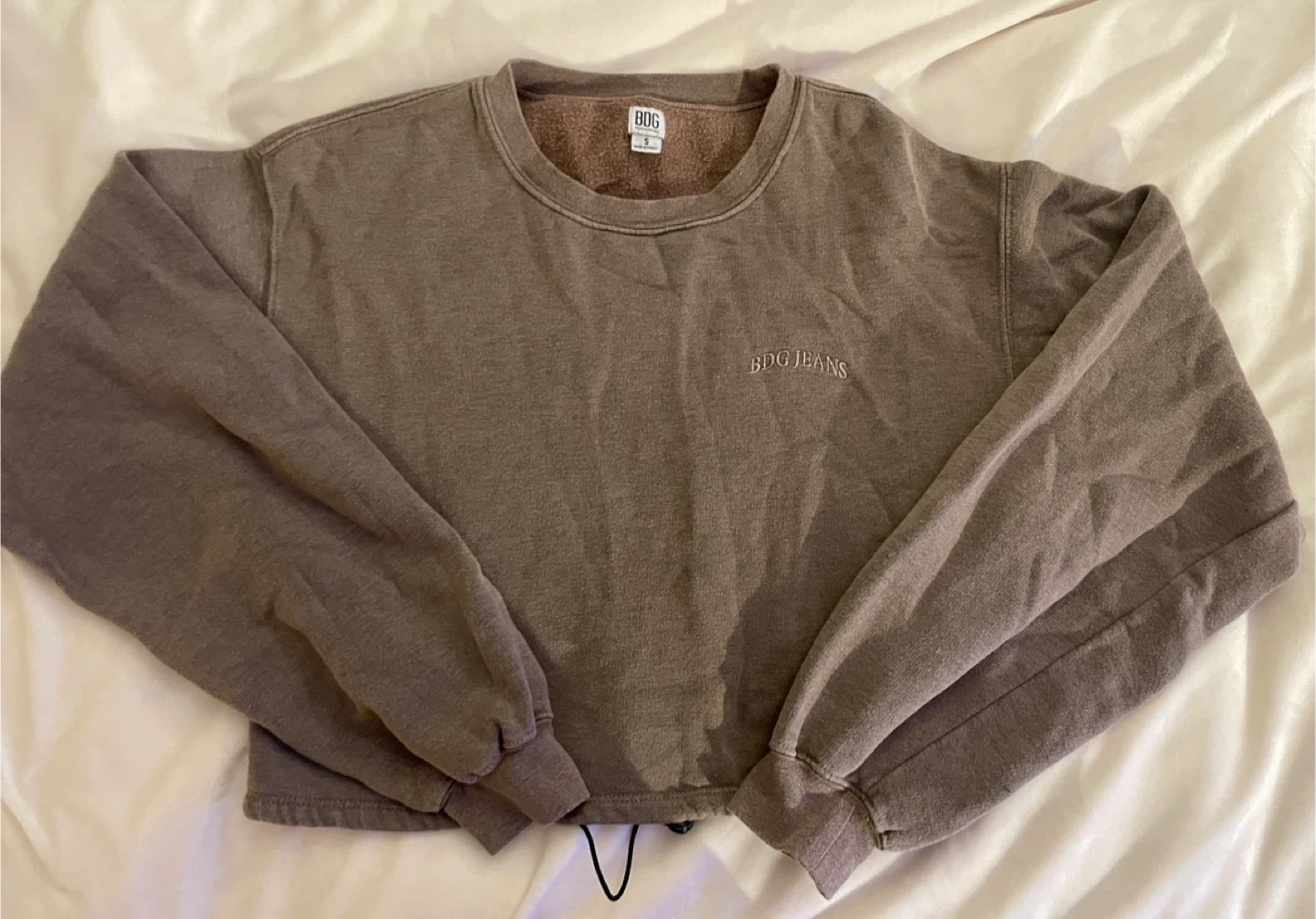 BDG Jeans Cropped Crewneck Sweatshirt