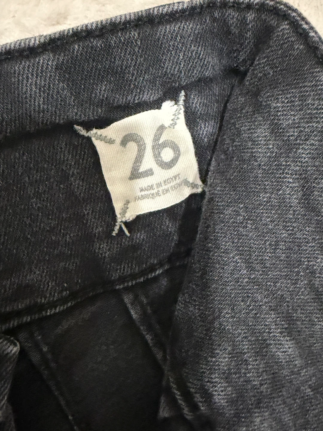 Free People High Waisted Black Jeans Size 26 - photo 3