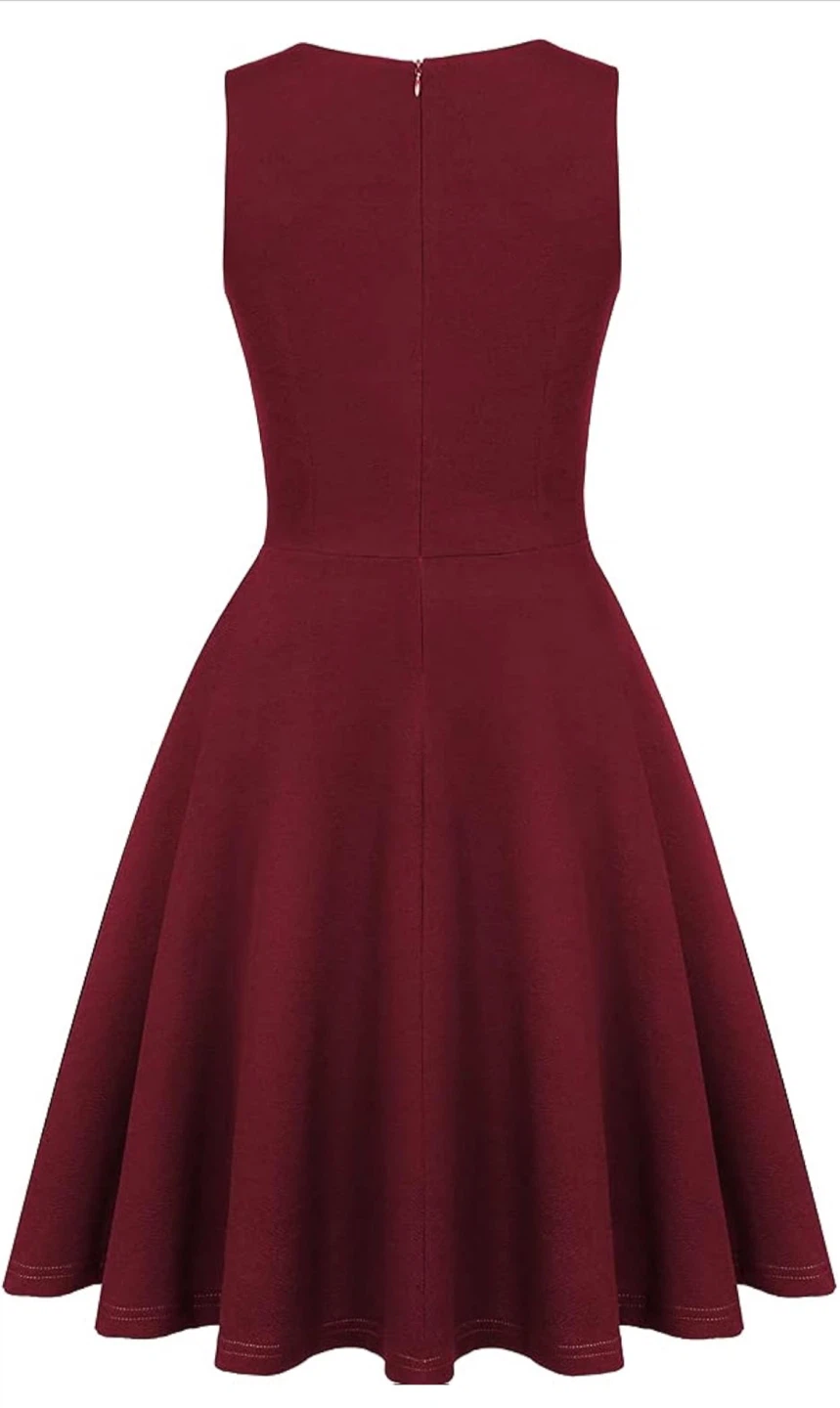 NEW! Owin Women's Sleeveless Lace Waist Fit and Flare Dress - photo 3