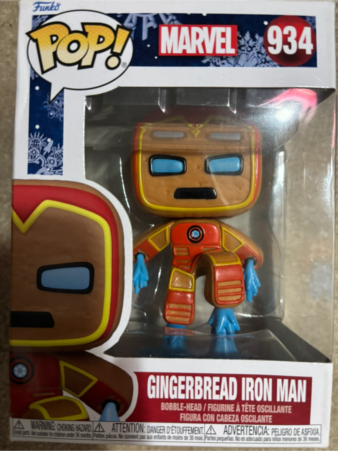 Funko Pop! Marvel Gingerbread Iron Man #934
