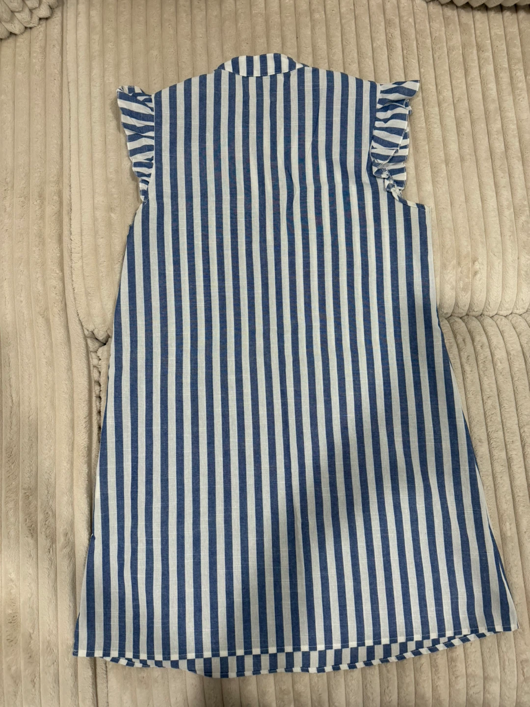 Blue and White Striped Dress - photo 2