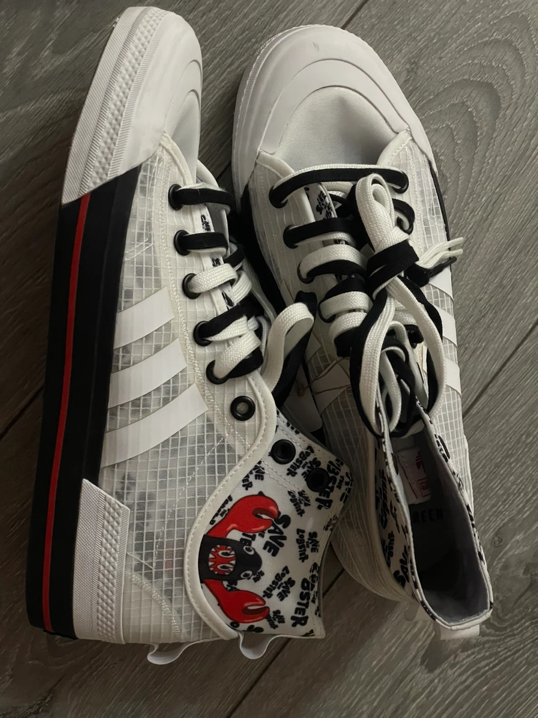Adidas Nizza “Save The Lobster” — Near New / No Box