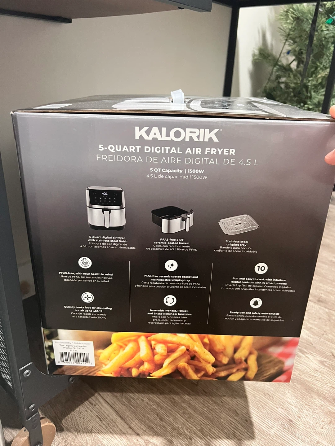 Kalorik 5-Quart Digital Air Fryer - photo 2