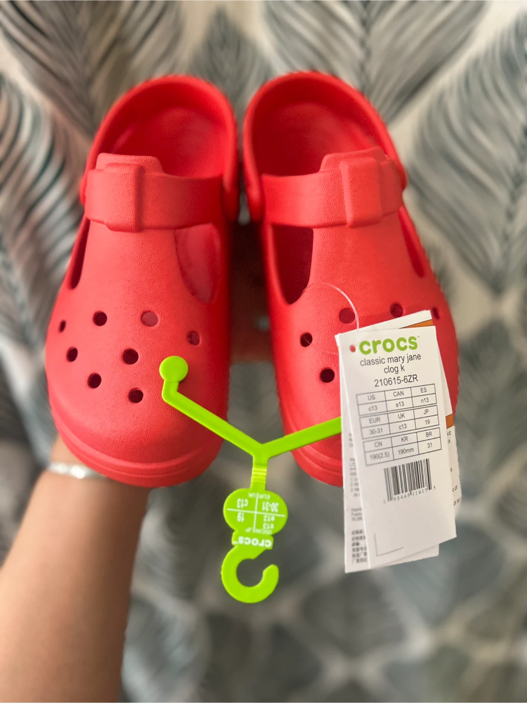 NEW Crocs Kids' Classic Mary Jane Clogs Size 13C