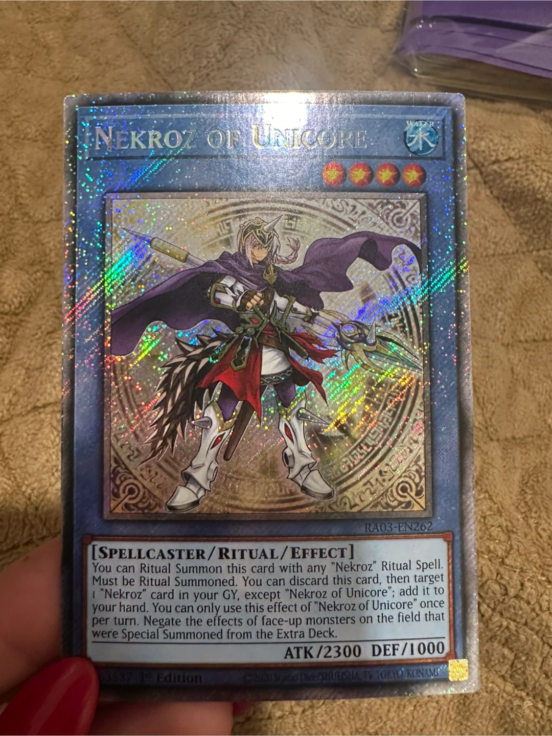 Yu-Gi-Oh! TCG Nekroz of Unicore Card