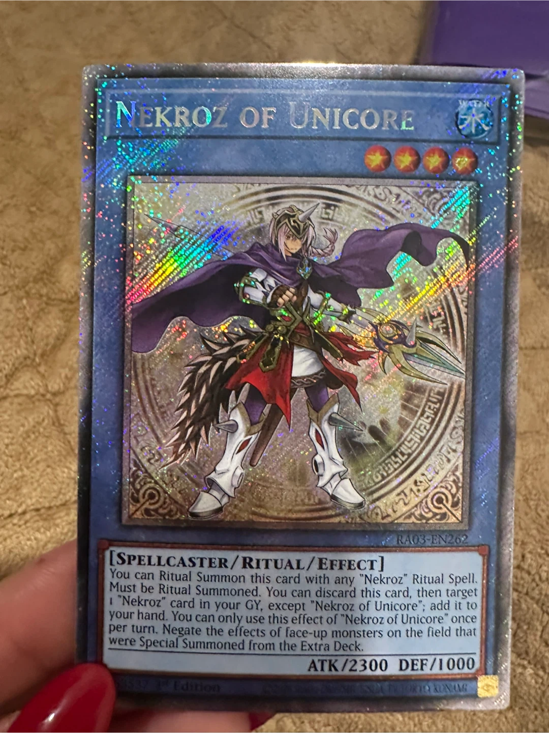 Yu-Gi-Oh! TCG Nekroz of Unicore Card - photo 2
