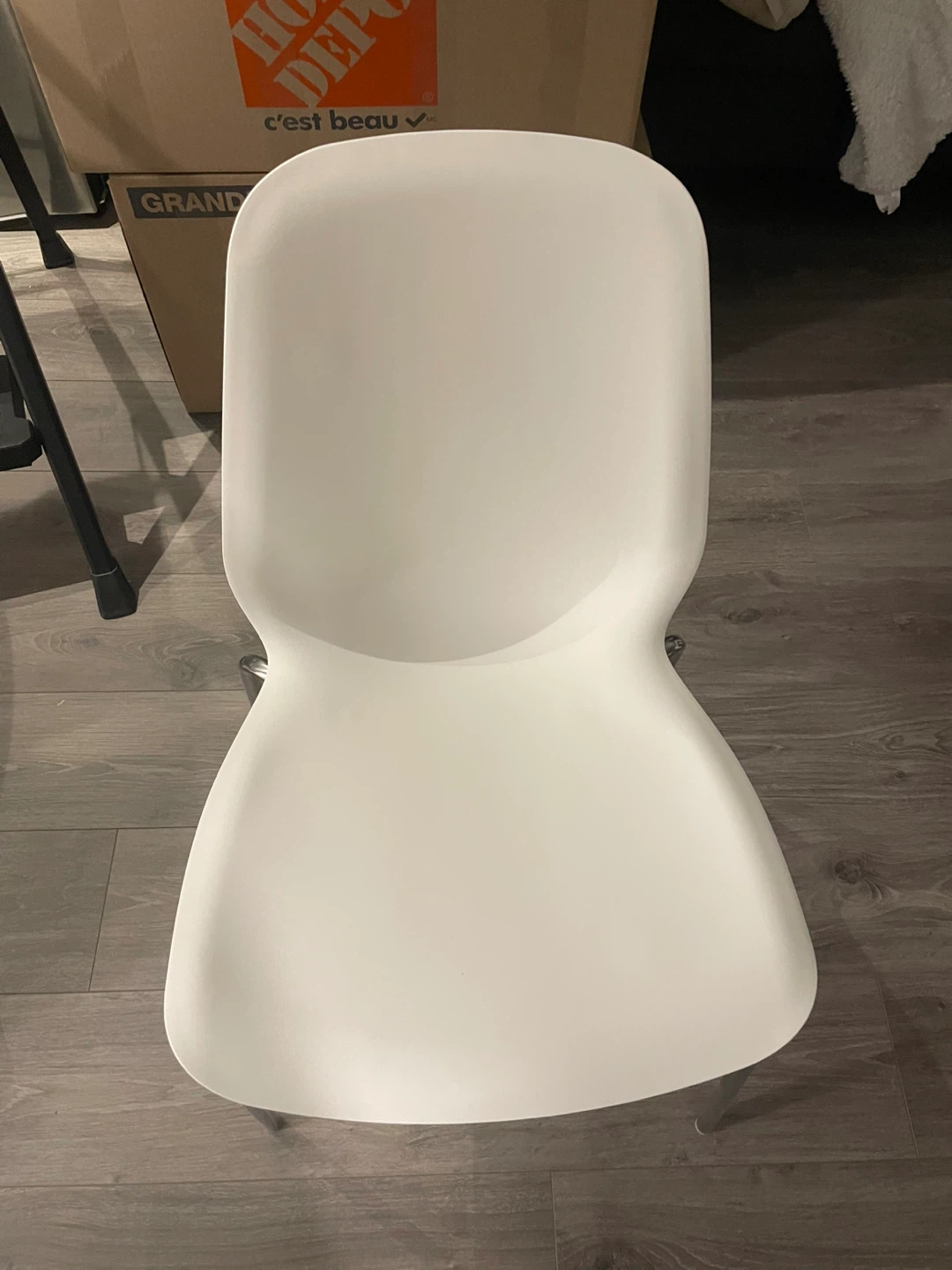 IKEA LIDÅS Chair - White/Chrome - photo 2