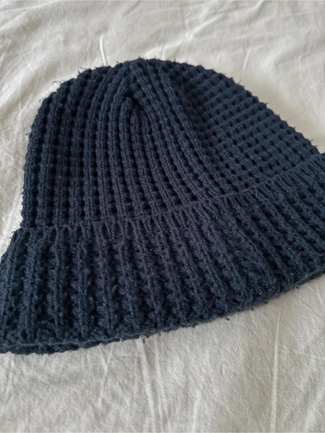 Navy Blue Knit Beanie - photo 3