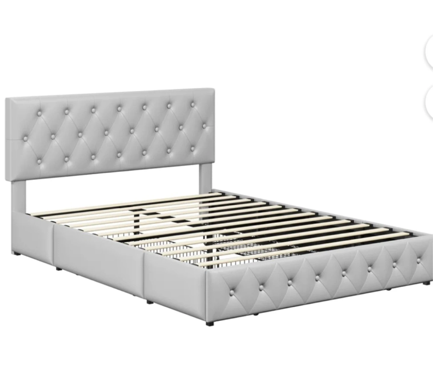 Yaheetech Faux Leather Queen,  (BRAND NEW IN BOX)SOLD ! - photo 2