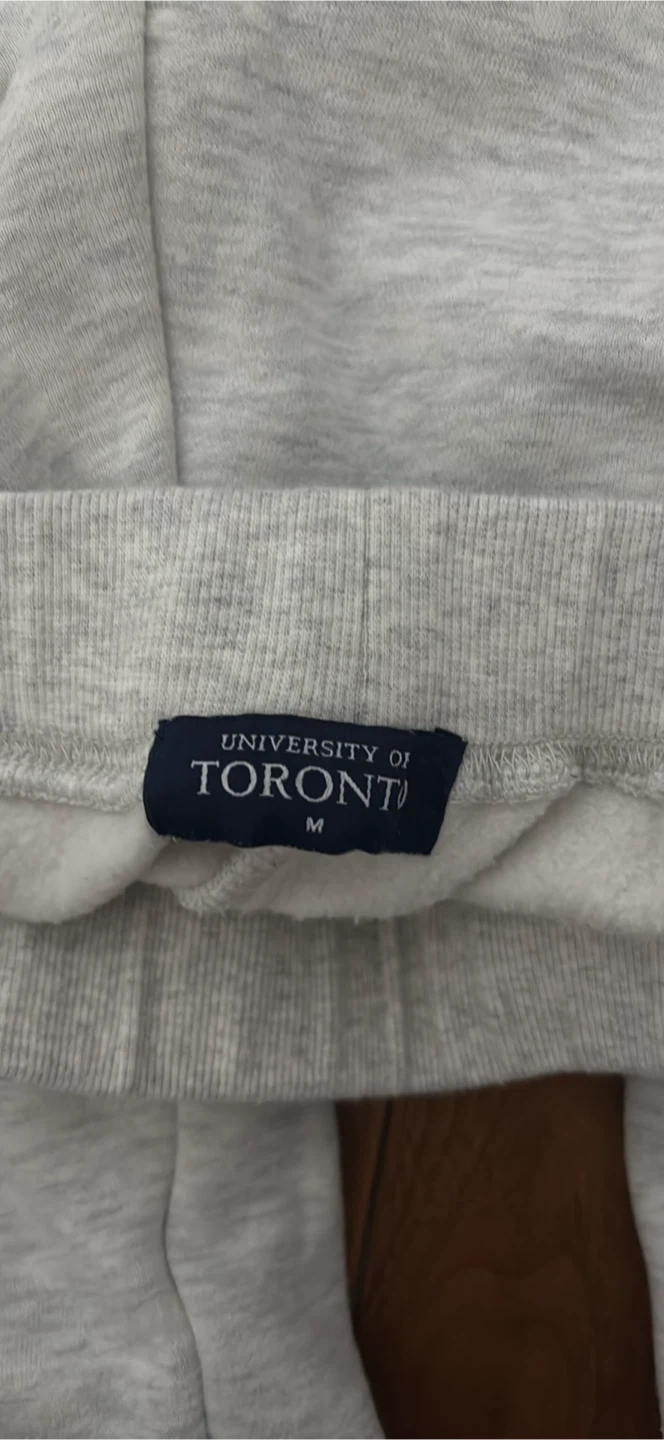 Fleeced University of Toronto UofT Grey Sweatpants Size M - photo 3