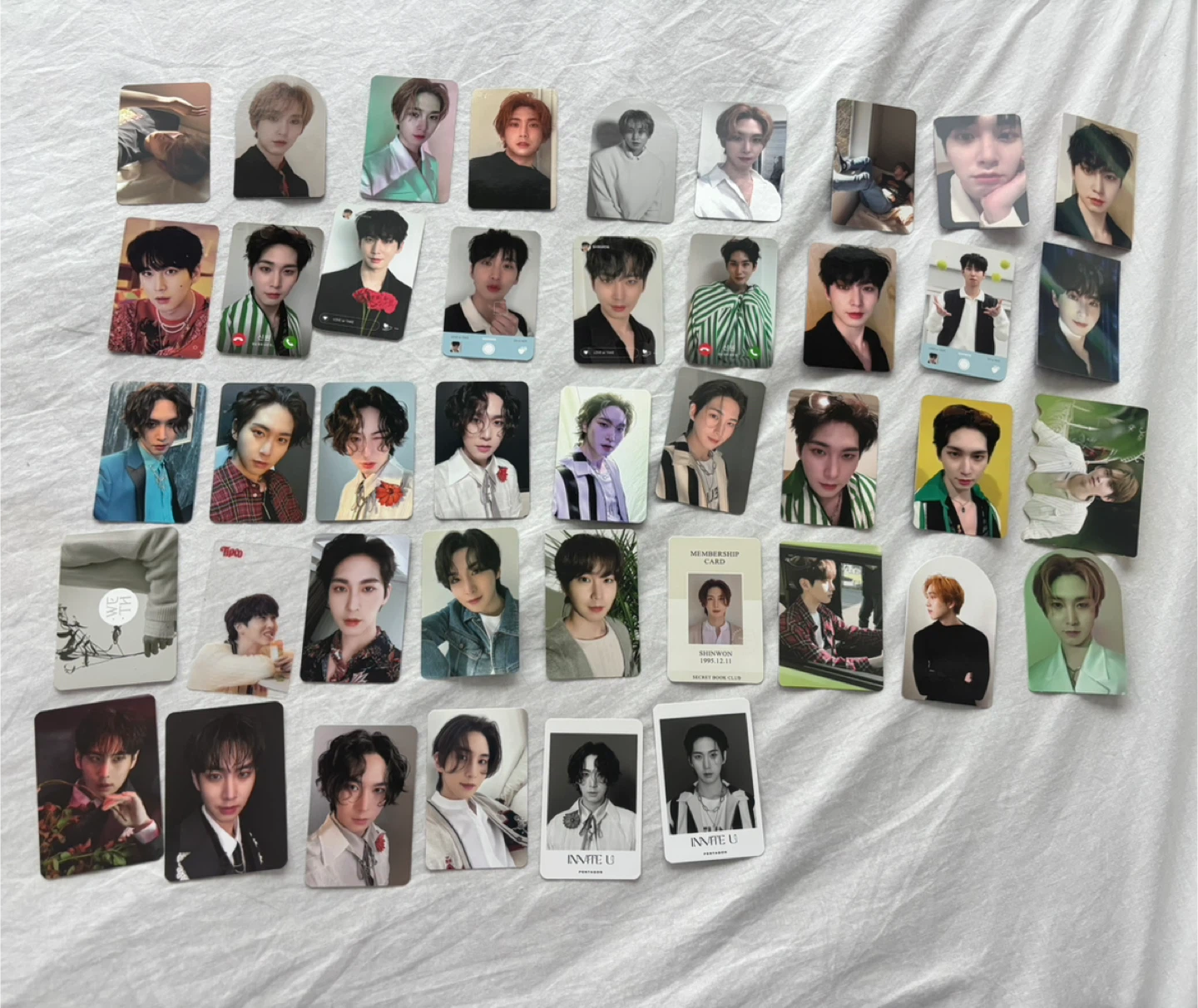 Pentagon Shinwon Kpop Photocards