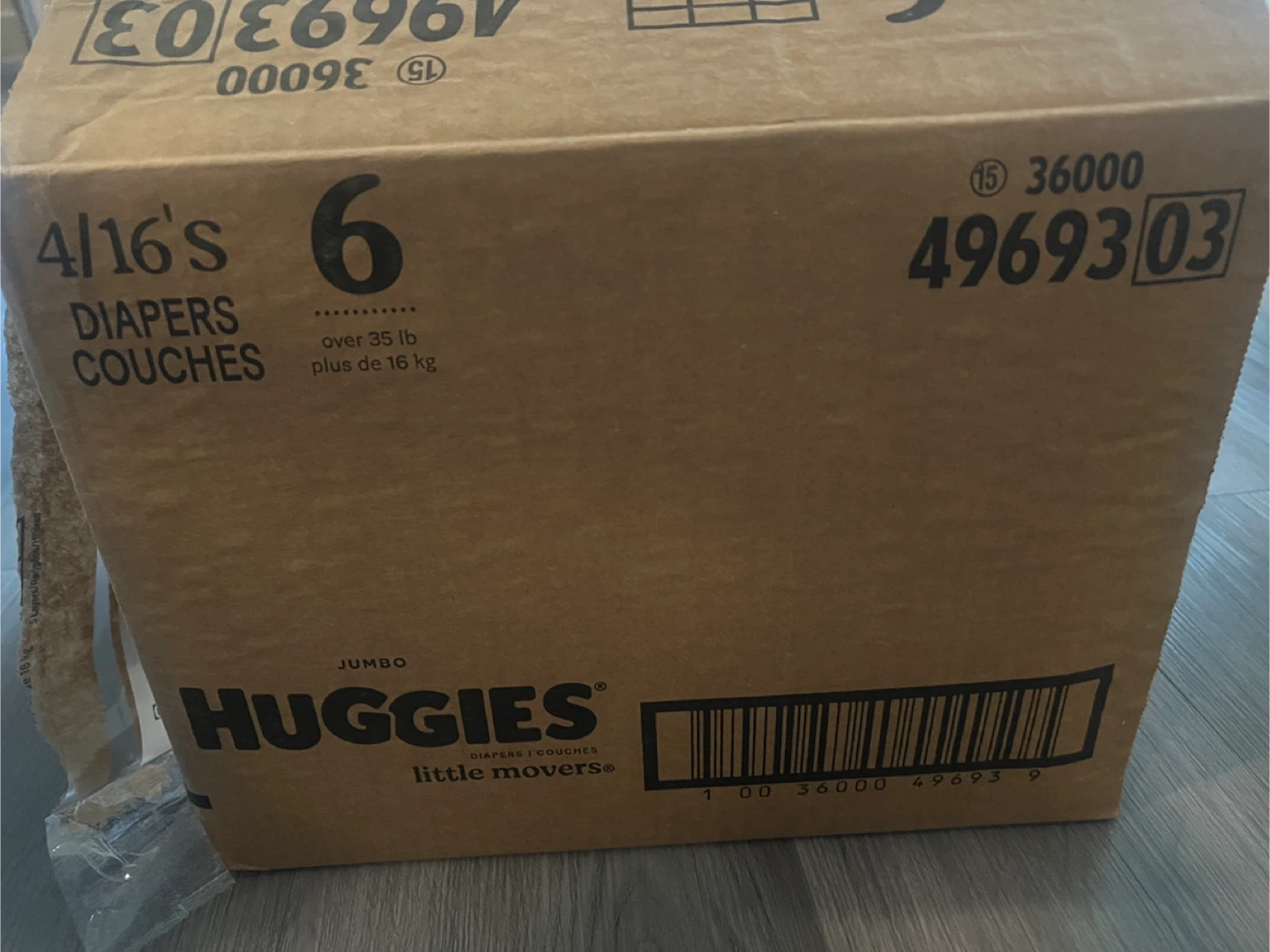 Huggies Little Movers Diapers Size 6 Jumbo Pack - photo 2
