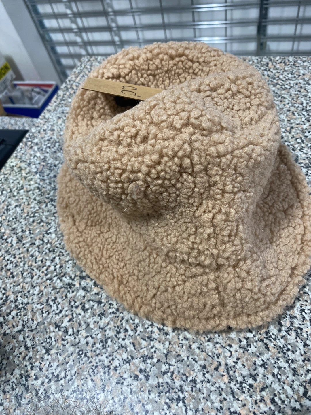 C.C. Sherpa Bucket Hat - Tan