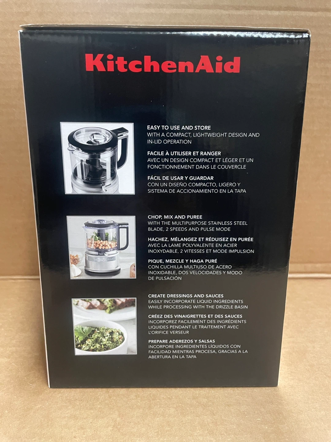KitchenAid Food Chopper 3.5 Cup - Matte Black - photo 2