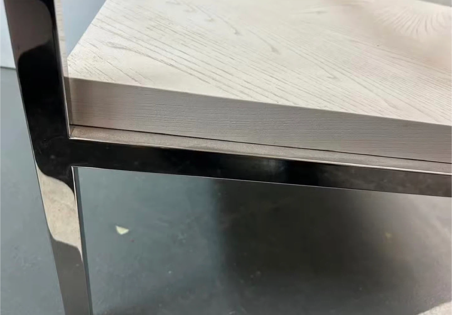 Glass and Chrome Side Table - photo 4