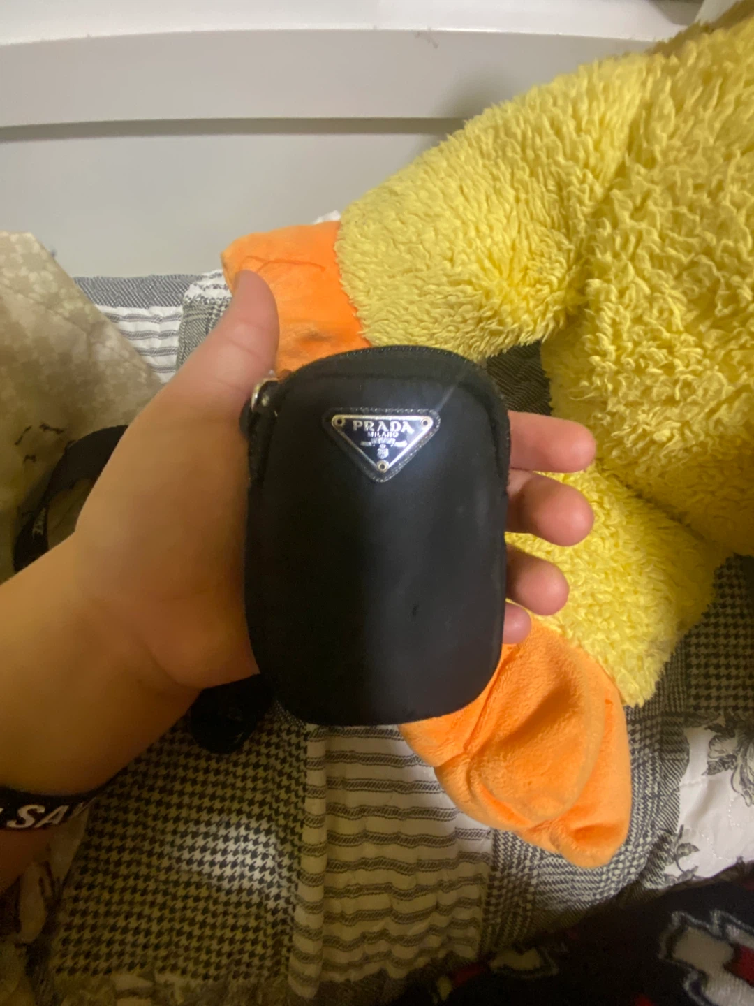 Prada Black Nylon Pouch