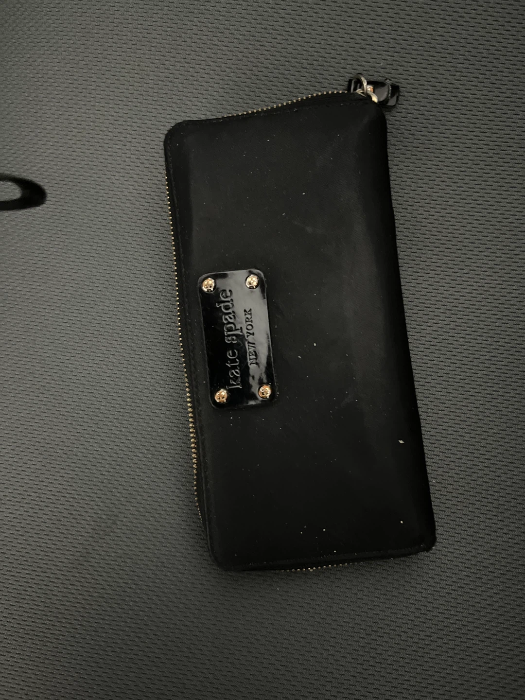 Kate Spade New York Black Zip Around Wallet